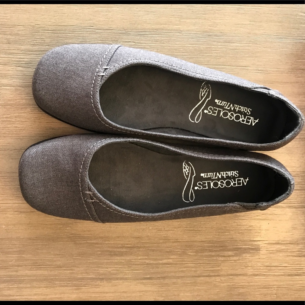 Aerosoles Women's Flat (Dark Gray)